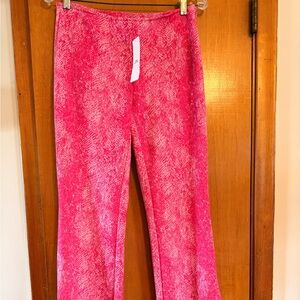 Urban Outfitters Pink/Rose Wide Leg Pants